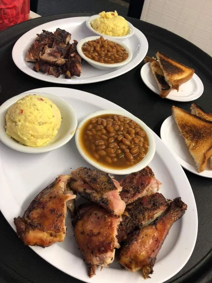 Rib && Chicken Combo w 2sides