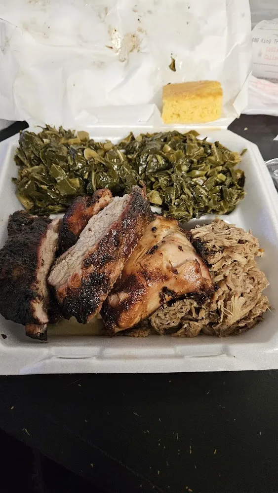 Ribs Pulled Pork and Chicken